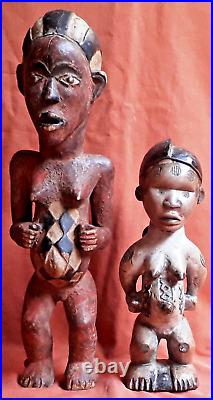 Set of (x3) Antique Female Figures MITSOGHO TSOGO LUMBO PUNU GABON