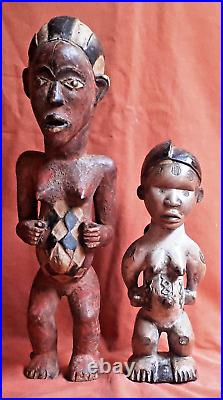 Set of (x3) Antique Female Figures MITSOGHO TSOGO LUMBO PUNU GABON