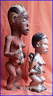 Set of (x3) Antique Female Figures MITSOGHO TSOGO LUMBO PUNU GABON