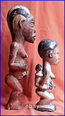 Set of (x3) Antique Female Figures MITSOGHO TSOGO LUMBO PUNU GABON