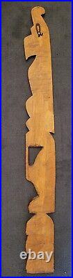 Squamish Indians Pacific NW Coast Canada Native Tribal Art 87cm sign Tony Yelton