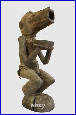 Statue De Singe Gbekre Baoule, Baule Monkey, Art Tribal Premier Africain -d074c