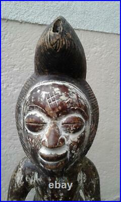 Statue/Masque Punu du Gabon(Afrique centrale) 40 cm. Art africain-Africa art