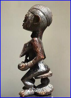 Statue Maternité Afo du Nigeria 41 cm