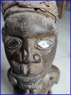 Statue NKondi Nkisi Protecteur Ancestral art Tribal Africain Original