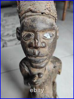 Statue NKondi Nkisi Protecteur Ancestral art Tribal Africain Original