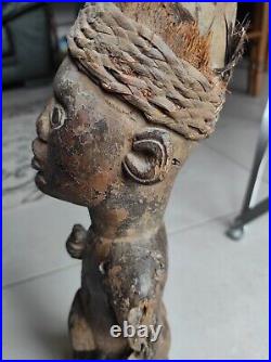 Statue NKondi Nkisi Protecteur Ancestral art Tribal Africain Original