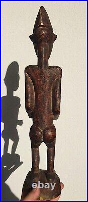 Statue Sénoufo Figure, Côte d'Ivoire Tribal Art Africain 48 Cm