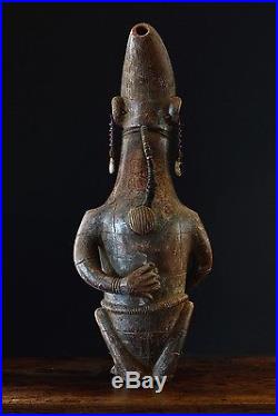 Statue Terre Cuite Mangbetu Art Africain African Art