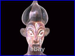 Statue africaine bois maternité Yoruba Nigeria grande taille 71 cm