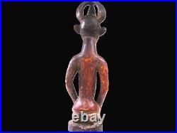 Statue africaine bois maternité Yoruba Nigeria grande taille 71 cm