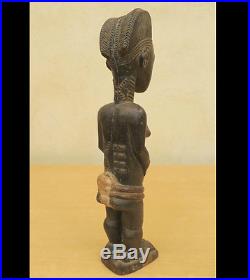 Statue colon Baoulé de Cote d'Ivoire Art Primitif Premier Tribal d' Afrique