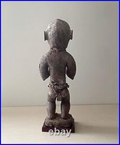 Statue de singe mendiant Gbekre BAOULE Cote d'Ivoire art tribal