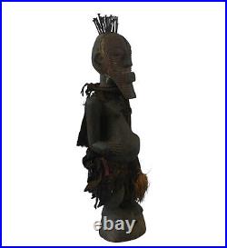 Statuette Africaine Songye Statuette Congo Statuette en bois Art Africain