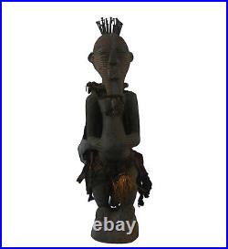 Statuette Africaine Songye Statuette Congo Statuette en bois Art Africain