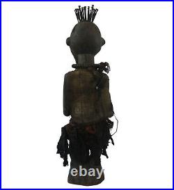 Statuette Africaine Songye Statuette Congo Statuette en bois Art Africain