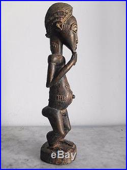 Statuette BAOULE 44cm Arte africano art tribal africain africanish
