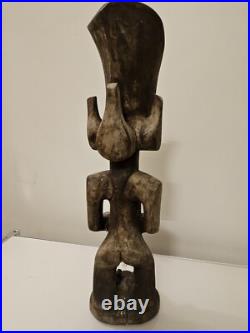 Statuette Chokwe Statue Chokwe Mwanangana Original Vers 1830. Art Africain