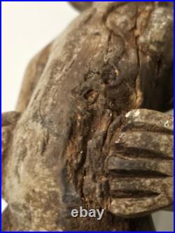 Statuette Chokwe Statue Chokwe Mwanangana Original Vers 1830. Art Africain
