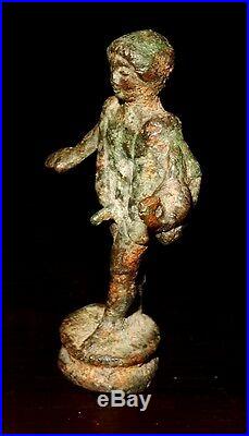 Statuette Grecque En Bronze Mercure 300 Bc Greek Bronze Ithyphallic Figure