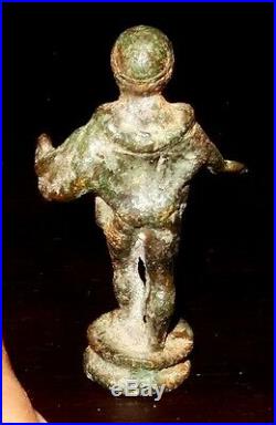 Statuette Grecque En Bronze Mercure 300 Bc Greek Bronze Ithyphallic Figure