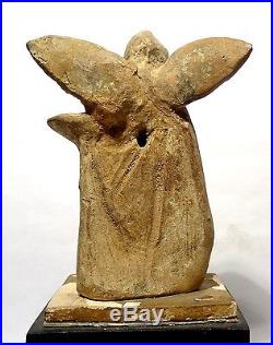 Statuette Grecque En Terre Cuite Eros 300 Bc Ancient Greek Tanagra Figure