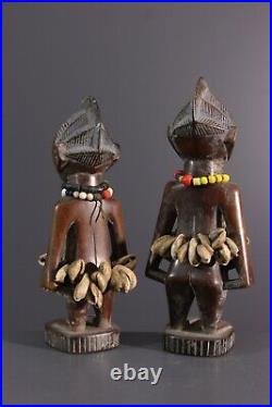 Statuette Ibeji African Art Africain Primitif Arte Africana Afrikanische Kunst