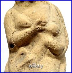 Statuette Romaine De Maternite 100 / 300 Ad- Roman Terracotta Maternity Figure