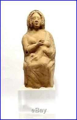 Statuette Romaine De Maternite 100 / 300 Ad- Roman Terracotta Maternity Figure