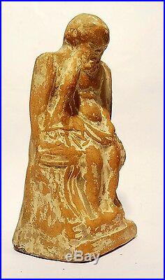 Statuette Romaine Zeus 2°/3° S. 200/300 Ad Ancient Roman Figure God Zeus