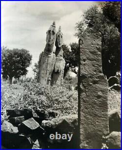 Statuettes funéraires Waaga Konso Éthiopie 1960 african africa ethiopia