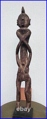 Superbe Ancienne Statue Chamba, Mumuye, Nigeria, Tribal Art Africain