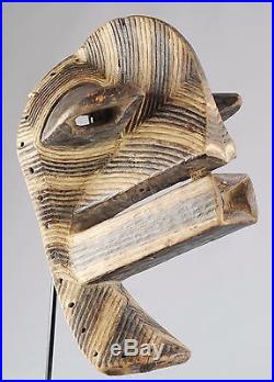 Superbe! Masque Songye Kifwebe Congo mask African Art Africain tribal