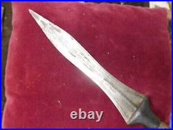 Superbe couteau Afrique, Congo, ethnique, L 39,5cm