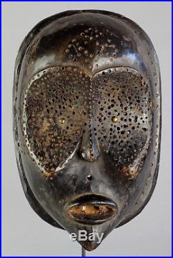 Superbe masque Lulua Luluwa ou Chokwe tshokwe Mask African Congo Art Africain
