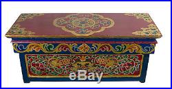 Table tibetaine basse pliante bouddhiste-64x24cm-meuble tibetain-Tibet 5917