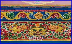 Table tibetaine basse pliante bouddhiste-64x24cm-meuble tibetain-Tibet 5917