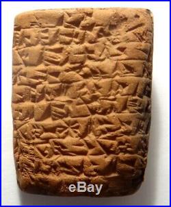 Tablette Cuneiforme -3000 Bc Sumerian Babylonian Mesopotamian Cuneiform Tablet