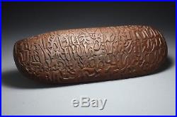 Tablette Rongo Rongo Île de Pâques Curios 20ème Easter Island tablet Rongorongo