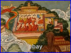 Tangka aux mille moines. Tibet Chine. Thangka