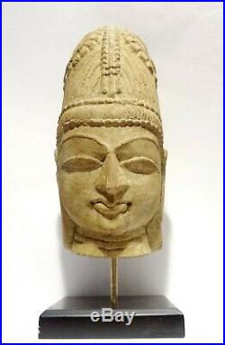 Tete De Shiva Sculptee En Gres Inde Medievale 1100 Ad Indian Sandstone Head