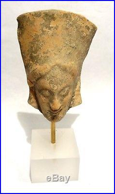 Tete Grecque De Kore 500 Avt Jc 500 Bc Ancient Greek Kore Terracotta Head
