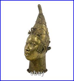 Tête IFE en Bronze 53 cm 5.8 Kg African Art Kunst Art africain