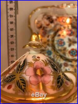 Tête à tête Porcelaine de paris Valentine, XIXe décor aux chinois