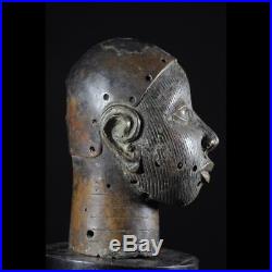 Tete commemorative Oba Bronze Ife Bini Edo Nigeria