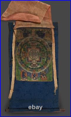 Thangka Mandala de Yamantaka Tibet Fin XIXème