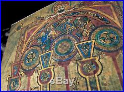 The Book of Kells Facsimile, 678 full color pages, leather reproduction