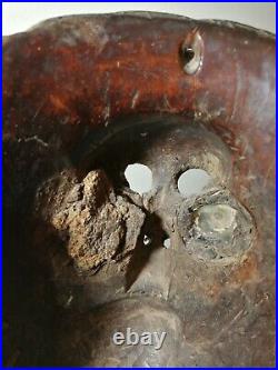 Très ancien masque de procession doté d'une superbe patine. Guatemala (20 cm)