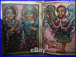 UNIQUE Antique Bible Copte Manuscrit Coptic Bible