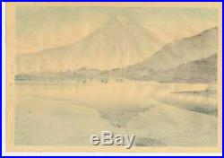 UWEstampe japonaise originale Tomikichiro Tokuriki 36 vues de Mont Fuji 56